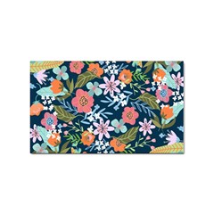 Flowers Flower Flora Nature Floral Background Painting Sticker Rectangular (10 Pack) by Pakjumat