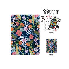 Flowers Flower Flora Nature Floral Background Painting Playing Cards 54 Designs (mini) by Pakjumat