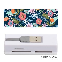 Flowers Flower Flora Nature Floral Background Painting Memory Card Reader (stick) by Pakjumat