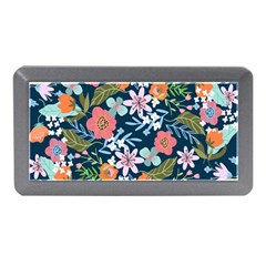 Flowers Flower Flora Nature Floral Background Painting Memory Card Reader (mini) by Pakjumat