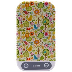 Nature Doodle Art Trees Birds Owl Children Pattern Multi Colored Sterilizers by Pakjumat