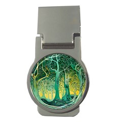 Nature Trees Forest Mystical Forest Jungle Money Clips (round)  by Pakjumat