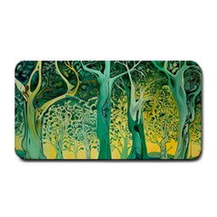 Nature Trees Forest Mystical Forest Jungle Medium Bar Mat by Pakjumat