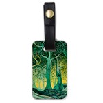 Nature Trees Forest Mystical Forest Jungle Luggage Tag (one side) Front