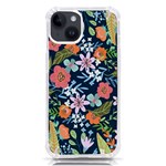 Flowers Flower Flora Nature Floral Background Painting iPhone 14 TPU UV Print Case Front