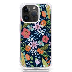 Flowers Flower Flora Nature Floral Background Painting Iphone 14 Pro Tpu Uv Print Case by Pakjumat