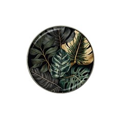 Tropical Leaves Foliage Monstera Nature Home Hat Clip Ball Marker (10 Pack) by Pakjumat