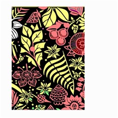 Flower Leaves Floral Flora Nature Large Garden Flag (two Sides) by Pakjumat