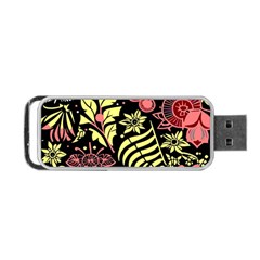 Flower Leaves Floral Flora Nature Portable Usb Flash (two Sides) by Pakjumat