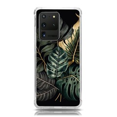 Tropical Leaves Foliage Monstera Nature Home Samsung Galaxy S20 Ultra 6 9 Inch Tpu Uv Case by Pakjumat