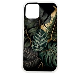 Tropical Leaves Foliage Monstera Nature Home Iphone 12 Pro Max Tpu Uv Print Case by Pakjumat