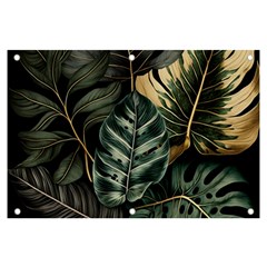 Tropical Leaves Foliage Monstera Nature Home Banner And Sign 6  X 4  by Pakjumat