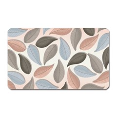 Leaves Pastel Background Nature Magnet (rectangular) by Pakjumat