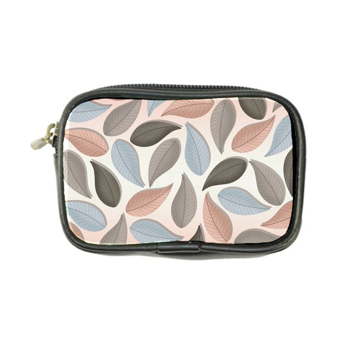 Leaves Pastel Background Nature Coin Purse