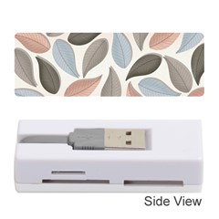 Leaves Pastel Background Nature Memory Card Reader (stick) by Pakjumat