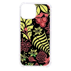 Flower Leaves Floral Flora Nature Iphone 13 Mini Tpu Uv Print Case by Pakjumat