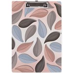 Leaves Pastel Background Nature A4 Acrylic Clipboard Front