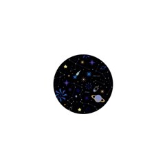 Starry Night  Space Constellations  Stars  Galaxy  Universe Graphic  Illustration 1  Mini Magnets by Pakjumat