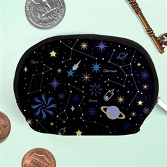 Starry Night  Space Constellations  Stars  Galaxy  Universe Graphic  Illustration Accessory Pouch (medium) by Pakjumat