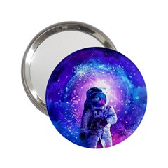 The Cosmonaut Galaxy Art Space Astronaut 2 25  Handbag Mirrors by Pakjumat