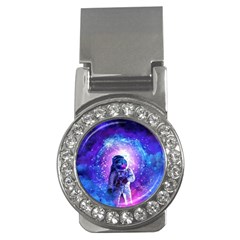 The Cosmonaut Galaxy Art Space Astronaut Money Clips (cz)  by Pakjumat