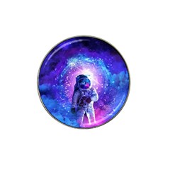 The Cosmonaut Galaxy Art Space Astronaut Hat Clip Ball Marker (4 Pack) by Pakjumat