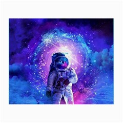 The Cosmonaut Galaxy Art Space Astronaut Small Glasses Cloth by Pakjumat