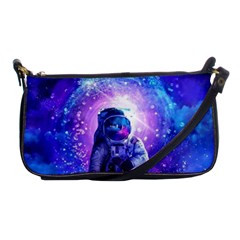 The Cosmonaut Galaxy Art Space Astronaut Shoulder Clutch Bag by Pakjumat