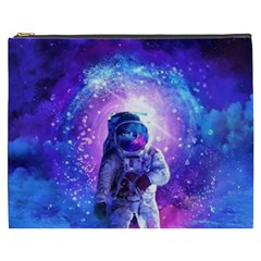 The Cosmonaut Galaxy Art Space Astronaut Cosmetic Bag (xxxl) by Pakjumat