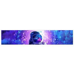 The Cosmonaut Galaxy Art Space Astronaut Small Premium Plush Fleece Scarf by Pakjumat