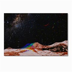 Retro Vintage Space Galaxy Postcards 5  X 7  (pkg Of 10)