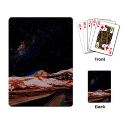 Retro Vintage Space Galaxy Playing Cards Single Design (rectangle)