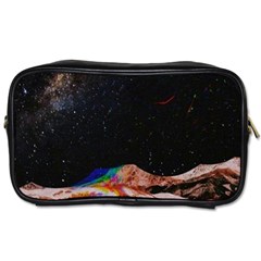 Retro Vintage Space Galaxy Toiletries Bag (one Side) by Pakjumat