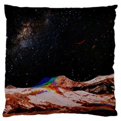 Retro Vintage Space Galaxy Large Cushion Case (one Side) by Pakjumat