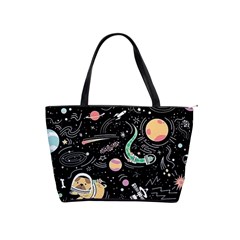 Animals Galaxy Space Classic Shoulder Handbag by Pakjumat