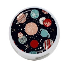 Space Galaxy Pattern 4-port Usb Hub (one Side) by Pakjumat