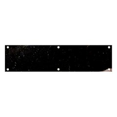 Retro Vintage Space Galaxy Banner And Sign 4  X 1  by Pakjumat