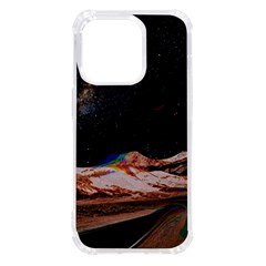 Retro Vintage Space Galaxy Iphone 14 Pro Tpu Uv Print Case by Pakjumat