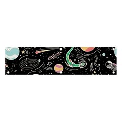 Animals Galaxy Space Banner And Sign 4  X 1  by Pakjumat