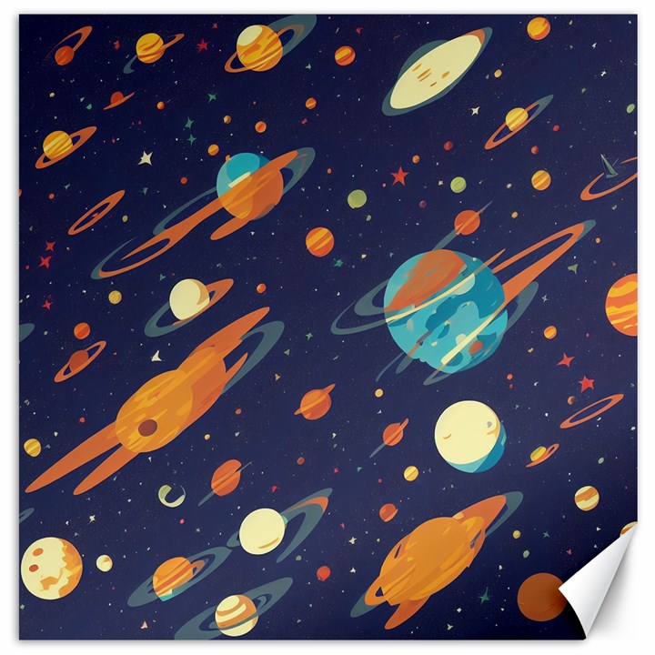 Space Galaxy Planet Universe Stars Night Fantasy Canvas 20  x 20 