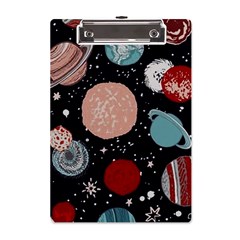 Space Galaxy Pattern A5 Acrylic Clipboard by Pakjumat