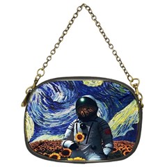 Starry Surreal Psychedelic Astronaut Space Chain Purse (two Sides) by Pakjumat