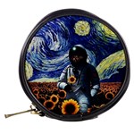 Starry Surreal Psychedelic Astronaut Space Mini Makeup Bag Back