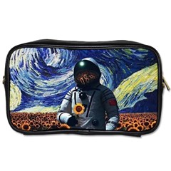 Starry Surreal Psychedelic Astronaut Space Toiletries Bag (one Side) by Pakjumat