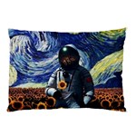 Starry Surreal Psychedelic Astronaut Space Pillow Case (Two Sides) Front