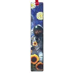 Starry Surreal Psychedelic Astronaut Space Large Book Marks by Pakjumat