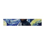 Starry Surreal Psychedelic Astronaut Space Premium Plush Fleece Scarf (Mini) Front