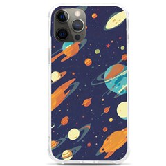 Space Galaxy Planet Universe Stars Night Fantasy Iphone 12 Pro Max Tpu Uv Print Case by Pakjumat