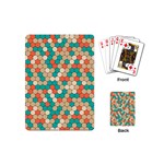 Multicolored Honeycomb Colorful Abstract Geometry Playing Cards Single Design (Mini) Back