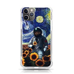 Starry Surreal Psychedelic Astronaut Space Iphone 11 Pro 5 8 Inch Tpu Uv Print Case by Pakjumat